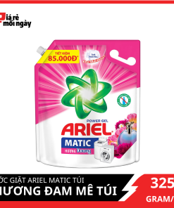 Nước giặt Ariel Matic Cửa trước Đam mê túi 3.25kg