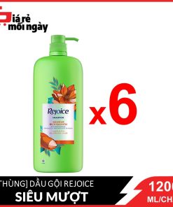 [Giá sỉ] Nguyên thùng Dầu gội Rejoice Siêu mượt 1200mlx6