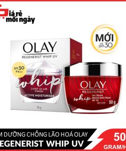 Kem dưỡng Olay Regenerrist Whip UV Light As Air Finish 50g
