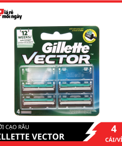 Lưỡi cạo râu Gillette Vector lưỡi 4s