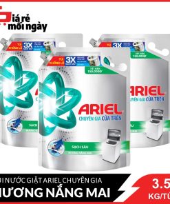 COMBO 3 túi nước giặt Ariel Nắng mai 3.6kg