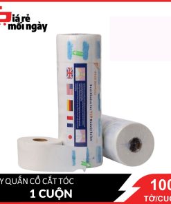 Giấy quấn cổ cắt tóc dành cho barbershop/salon 1 cuộn 100 tờ