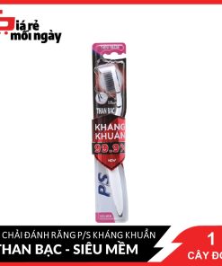 Bàn Chải Đánh Răng P/S Than Bạc Siêu Mềm Kháng Khuẩn 99.9% 1 Cây Đơn