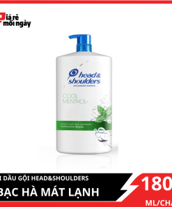 Dầu gội Head&Shoulders Bạc hà 1800ml