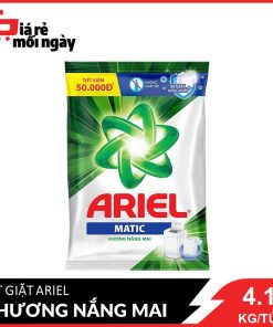 Bột giặt Ariel Nắng mai sạch nhanh 4.1KG