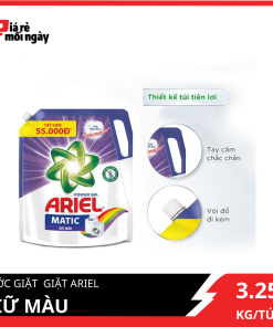 Nước giặt Ariel Giữ màu túi 3.25kg