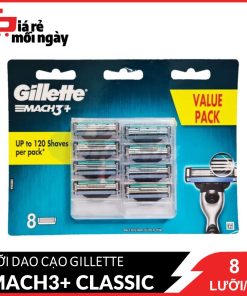 Lưỡi lam Gillette Mach 3 8 lưỡi