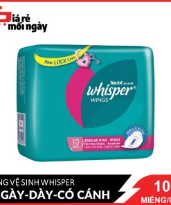 Băng vệ sinh Whisper Cánh dày ngày 10 miếng