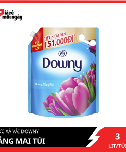 Nước xả vải Downy Nắng Mai Túi 3L