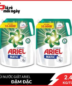 COMBO 2 túi nước giặt Ariel Nắng mai 2.4kg