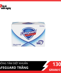 Xà Bông Tắm Diệt Khuẩn Safeguard Trắng 130g