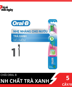 Bàn chải Oral B Tinh chất trà xanh 1 cây đơn