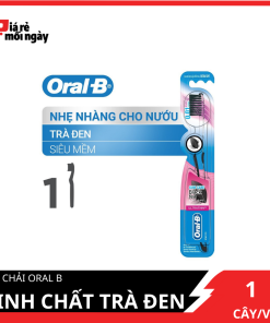 Bàn chải Oral B Tinh chất trà đen 1 cây đơn (khuyên dùng bởi nha sĩ)