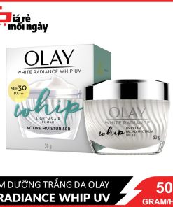 Kem dưỡng trắng da Olay White radiance whip UV SPF 30 50g