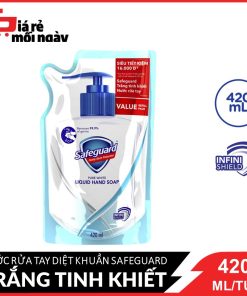 Nước rửa tay Safeguard Trắng tinh khiết túi 420ml